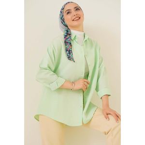 bigmerter 103901 Nadměrná základní hidžábová košile - E.zelená obraz