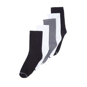 Trendyol 5-Pack Multi Color Cotton Contrast Striped College-Tennis-Mid-Length Socks obraz