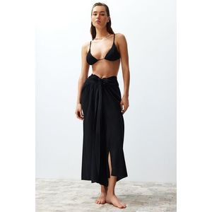 Trendyol Black Midi Woven Pareo obraz