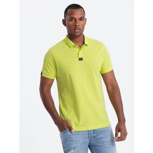 Ombre Men's polo shirt with collar obraz