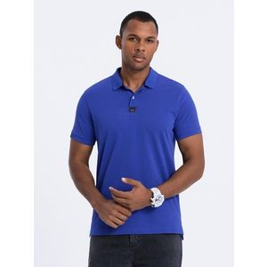 Ombre Men's polo shirt with collar obraz