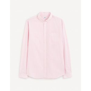 Růžová pánská košile Celio Gaopur obraz