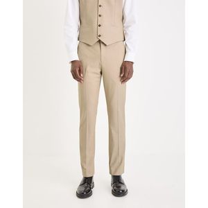 Béžové pánské oblekové kalhoty Celio Fonew2 obraz
