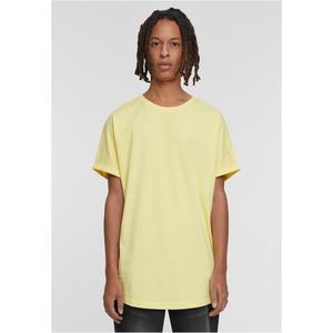 Pánské tričko Long Shaped Turnup Tee - žluté obraz