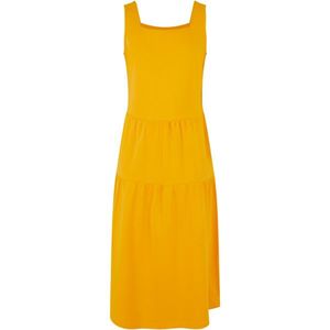 Dívčí šaty 7/8 Length Valance Summer Dress - žluté obraz