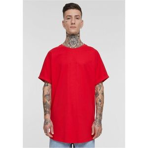 Pánské tričko Long Shaped Turnup Tee - červené obraz