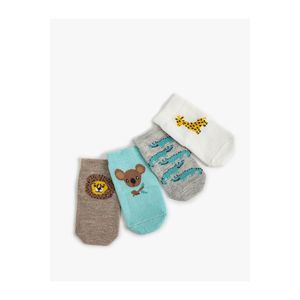 Koton 4-Pack Animal Patterned Cotton Socks obraz