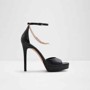 Černé dámské sandály na vysokém podpatku ALDO Prisilla obraz