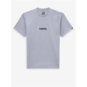 Šedé pánské žíhané tričko VANS Lower Corecase - Pánské obraz