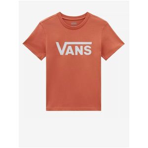Oranžové dámské tričko VANS Flying V - Dámské obraz