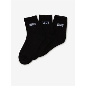 Sada tří párů dámských ponožek v černé barvě VANS Classic Half Crew obraz