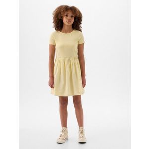 Světle žluté holčičí šaty GAP obraz