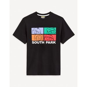 Černé pánské tričko Celio South Park obraz