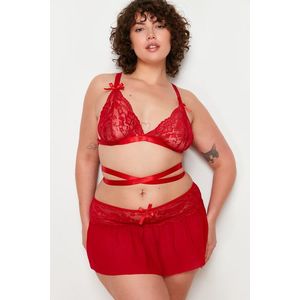 Trendyol Curve Red Underwear Set obraz