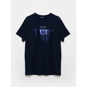 Big Star Man's T-shirt 152269 Navy Blue 403 obraz