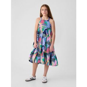 GAP Dívčí květované midi šaty - Holky obraz