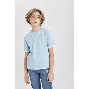 DEFACTO Chlapecké tričko s krátkým rukávem a kulatým výstřihem obraz