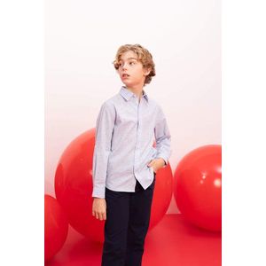 DEFACTO Boy Regular Fit Polo Collar Poplin Shirt obraz