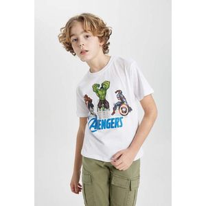 DEFACTO Boy Marvel Avengers Crew Neck Jersey Short Sleeve T-Shirt obraz