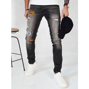 Pánské tmavě šedé džínové kalhoty Dstreet obraz