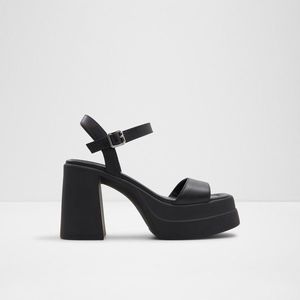 Černé dámské koené sandály na vysokém podpatku Aldo Taina obraz