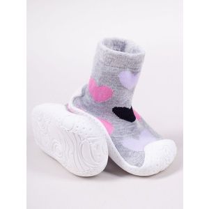 Yoclub Kids's Baby Girls' Anti-Skid Socks With Rubber Sole obraz