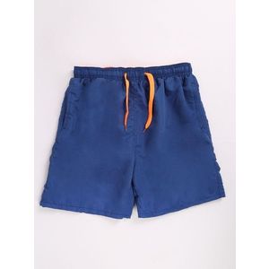 Yoclub Kids's Swimsuits Boys' Beach Shorts P4 Navy Blue obraz