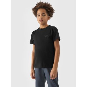 Chlapecké hladké tričko 4F - černé obraz