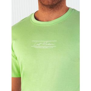 Pánské tričko s potiskem, zelené Dstreet obraz
