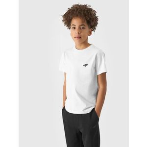 Chlapecké hladké tričko 4F - bílé obraz