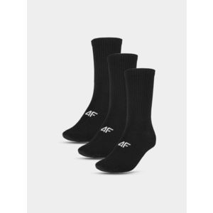 Dámské ponožky casual nad kotník (3pack) 4F - černé obraz