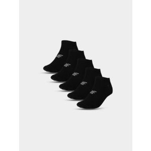 Dámské kotníkové ponožky casual (5pack) 4F - černé obraz