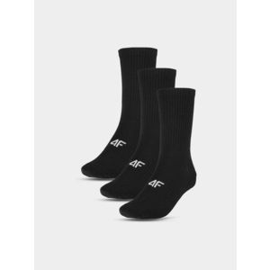 Pánské ponožky casual nad kotník (3pack) 4F - černé obraz