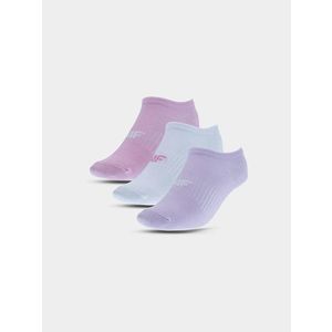 Dívčí kotníkové ponožky casual (3Pack) 4F - multibarevné obraz