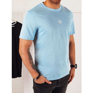Pánské tričko s potiskem, modré Dstreet obraz