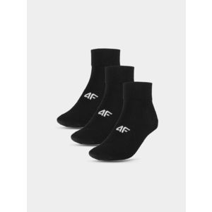 Pánské ponožky casual nad kotník (3pack) 4F - černé obraz