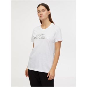Bílé dámské tričko Diesel T-Sily - Dámské obraz