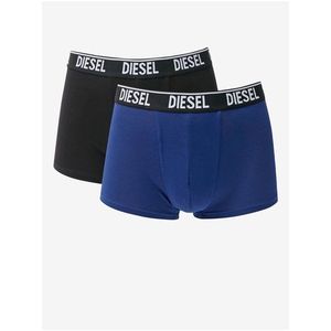 Sada dvou pánských boxerek v tmavě modré a černé barvě Diesel - Pánské obraz