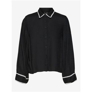 Černá dámská košile Vero Moda Bumpy - Dámské obraz