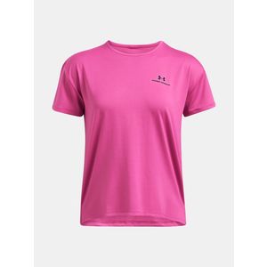 Růžové dámské sportovní tričko Under Armour Rush Energy obraz