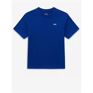 Modré klučičí tričko VANS Left Chest Logo - Kluci obraz