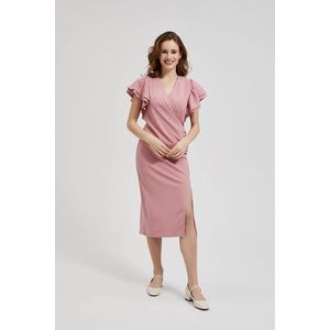 Dámské midi šaty MOODO - prachová růžová obraz