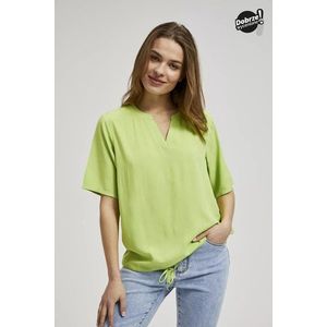 Dámské tričko MOODO - zelená kiwi obraz