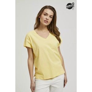Dámské tričko MOODO - žluté obraz