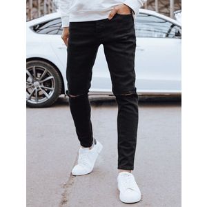 Pánské černé džínové kalhoty Dstreet obraz
