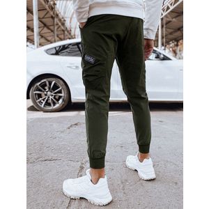 Pánské zelené cargo kalhoty Dstreet obraz