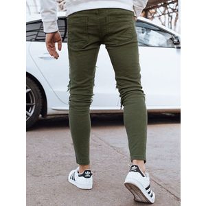 Pánské zelené džínové kalhoty Dstreet obraz