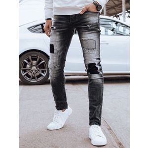 Pánské šedé džínové kalhoty Dstreet obraz