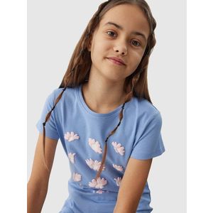 Dívčí tričko z organické bavlny 4F - denim obraz