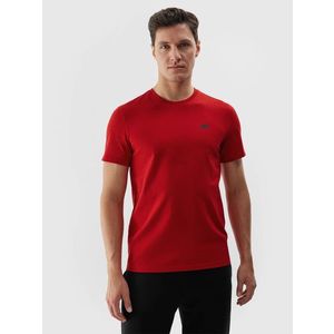 Pánské hladké tričko regular 4F - červené obraz